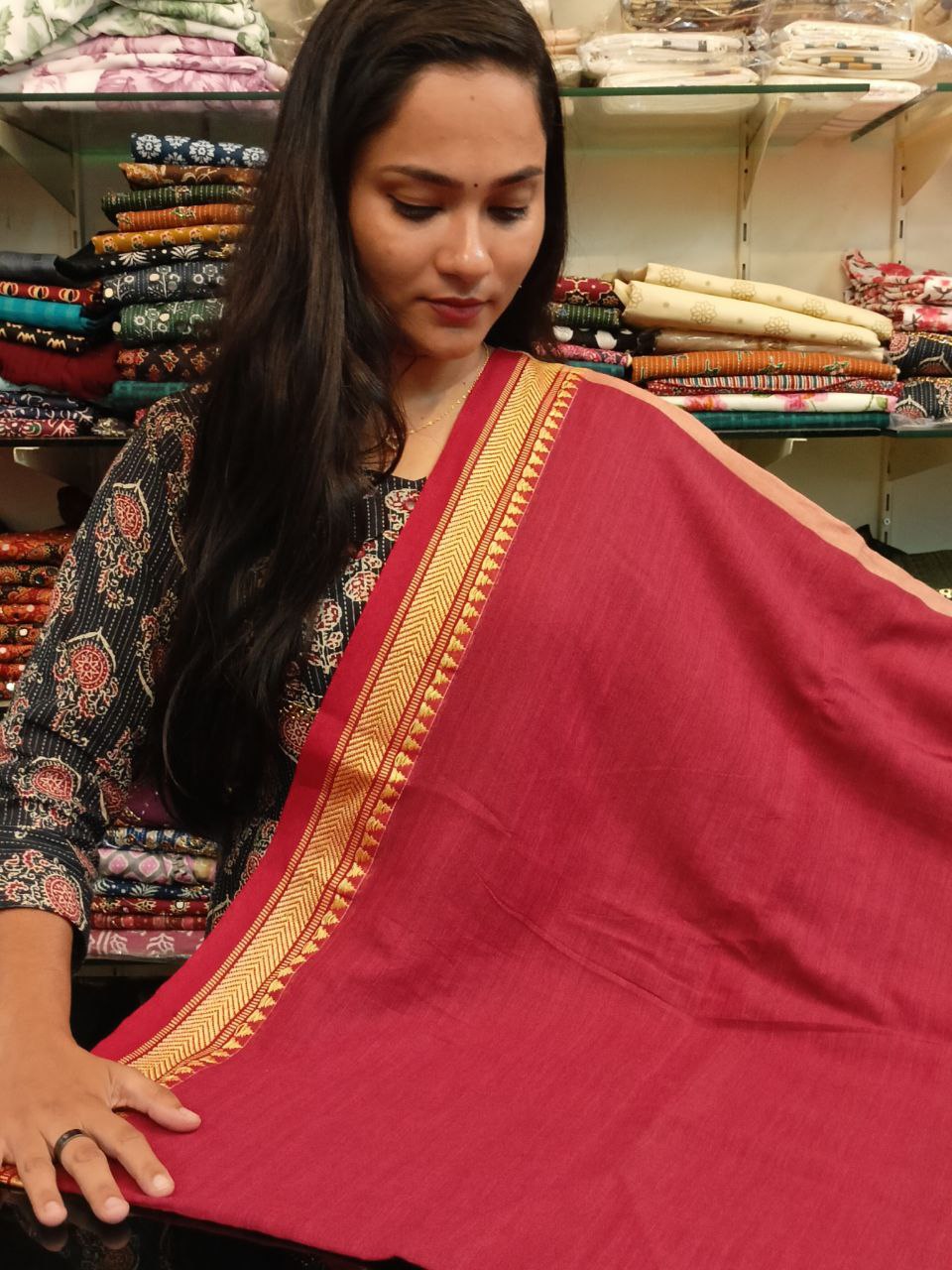 NAVAMI02 - Navami Saree Red