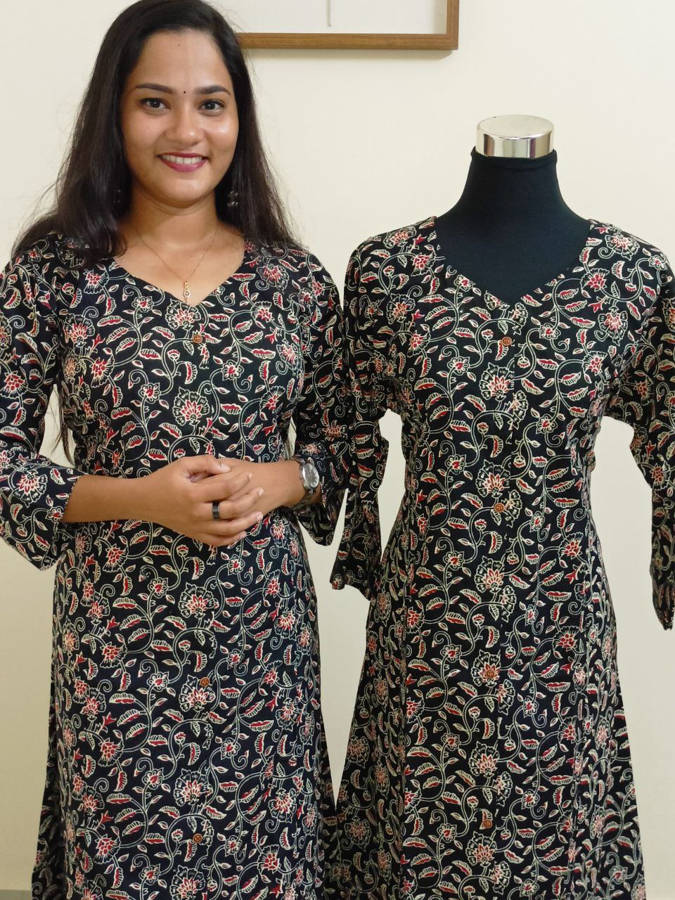 SC2312 - Cotton Aline kurtis